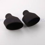 2.5 Inch Black Painted Stainless Steel Exhaust Tip Hsa1157