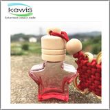 Star Shape Lovely Handmade Car Hanging Prefume Glass Bottle