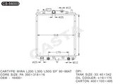 Auto parts aluminum radiator for Daihatsu Mira90-98