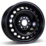 16X6.5 (5-112) Black Steel Winter Wheel