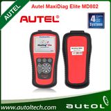 Maxidiag Elite Md802 for 4 System Autel Md802 with Datastream Model Engine, Transmission, ABS and Airbag Code Reader Md 802
