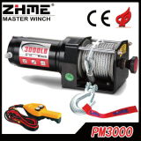 12V 3000lbs Wire Rope ATV/UTV Electric Winch with Handle Remote Control
