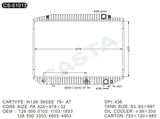 High Quality Radiator for Benz W126/560se'79-AT