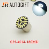 Car LED Signal Lamp S25 4014 18SMD Brake Light