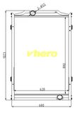 High Quality Cooling system Auto Radiator for Truck Mercedes-Zenz A5715000301