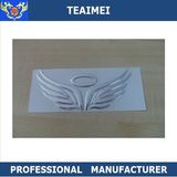 Chrome Wing Shape Logo Auto Body Windows Sticker Decorative Decals