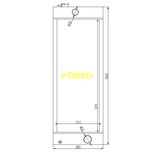 Heat Exchanger Aluminum Radiator for Technical Vehicle Yuchai 210-9