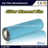 Blue Brilliant Diamond Film, Pearlized Diamond Car Body Vinyl Car Wrap Vinyl Film