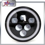 Round Headlights High Low Beam 7