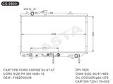 Aluminum Auto Radiator For Ford Aspire'94-97 AT