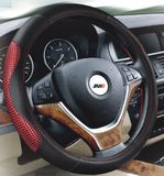 Cute Car Steering Wheel Cover for Girl Black Plush
