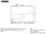 Competitive Rates Aluminum Radiator For Montero Sport'97-04mt