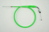 Popular Colored Motorcycle Cable, Green Throttle Cable for Modified Motorbike