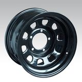 15X8 Daytona Black Wheel Offroad Steel Wheel 5-160