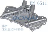 Nissan Aluminium Engine Oil Cooler Cover Td27 (OEM NO.: 21305-54T00)