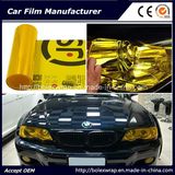 Self-Adhesive Yellow Color Car Headlight Film Car Tint Vinyl Films 30cmx9m