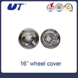 16 Inch Highly Polished Stainless Steel Wheel Covers Hubcaps Wheel Simulators Set
