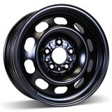 16X7 (5-120) Black Winter Steel Wheel