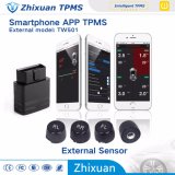 Smart Phone TPMS Tire Pressure Monitoring System Bluetooth External Sensors Wireless Factory