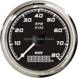 Sq Waterproof 85mm Tachometer Rpm Gauge 8000rpm for All Engines