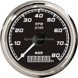 Sq Waterproof 85mm Tachometer Rpm Gauge 8000rpm for All Engines