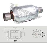 Universal Catalytic Converter for Gasoline & Diesel