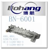 Bonai Engine 4bb1, 4bd1, S250/79, Ks21 Spare Part Isuzu Oil Cooler Cover (5-11280-002-3/5-11289-003-0)