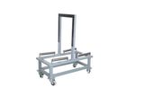 Two Wheels Holder Tire Rack Trolley for Auto Collision Repair Workshop