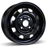 13X5 (4-100) Black Steel Winter Wheel Rim