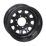 15X10 Daytona Black Wheel Offroad Steel Wheel