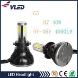 Discount Price Most Popular 40W 4000lm Car G5 COB LED Headlight H7