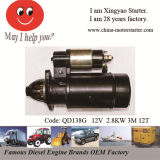 2.8kw 12V Starter Motor for S1110 Diesel Engine (QD138G)
