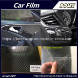 5D Carbon Fiber Vinyl Glossy Vinyl Black Car Wrap