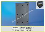 Brake Lining for Heavy Duty Truck with Competitive Quality (19799)