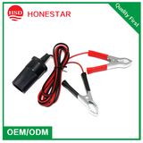 High Power Car Cigaretter Lighter Socket to Alligator Clips
