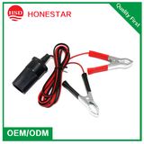 High Power Car Cigaretter Lighter Socket to Alligator Clips