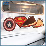 Hero Captain America Superman Iron Air Freshener Car Perfume Hanging Fragrance Paper Air Freshener