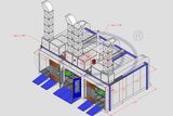 Wld9300 and Wld-PS-B3 (CE) Spray Paint Booth and Prep Station