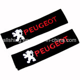 Car Seat Belt Covers Shoulder Pads Pair Polyester for Peugeot