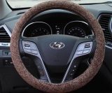 Hot Sale Flax Colorful Auto Steering Wheel Cover