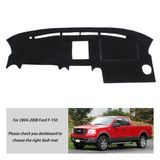 Dashmat Dashboard Mat Dash Cover Pad for Ford F150 F-150 2004-2008 Truck Dashmat