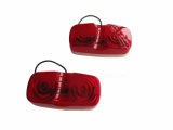 2PC Red Clearance Marker Lamps, DOT