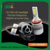 C6 9004 9007 COB LED Headlight Apply to Motorcycle Cars Auto