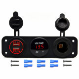 Tent Type Universal Panel Mount Car Dual USB Socket 3.1A Device Charger Power Adapter Outlet for 12-24V DC Systems