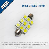 1042 9SMD 5050 LED Dome Festoon Bulb Lamp