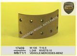 Long Lifetime Brake Lining for Heavy Duty Truck (17409)