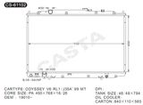 Hot Sales Auto Parts Radiator for Honda Odyssey V6 Rl1/J35a'99-Mt