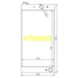 Cooling System Aluminum Auto Radiator for Technical Vehicle XCMG 20