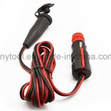 12V Car Cigarette Lighter Socket Extension Cord with 10A Fuse