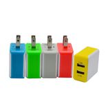 EU Us Au Plug Portable Dual USB 2 Ports Phone Charger Travel Wall Charger for Mobile Phone